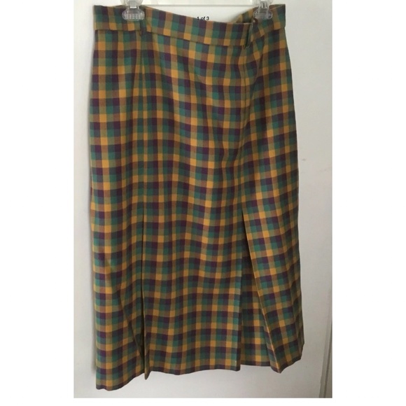 Tartan Skirt by SAREENA SIZE 14 - Picture 1 of 3